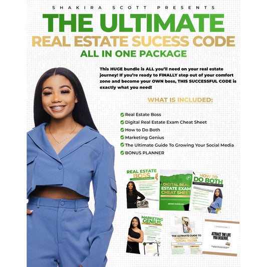 THE ULTIMATE REAL ESTATE SUCCESS CODE (BONUS PACKAGE) VIDEOS INCLUDED!