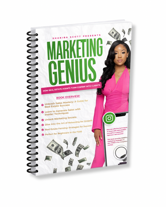 Marketing Genius: The Real Estate Agent’s Blueprint to Turn Content Into Clients (Hard Copy + Instant Access)