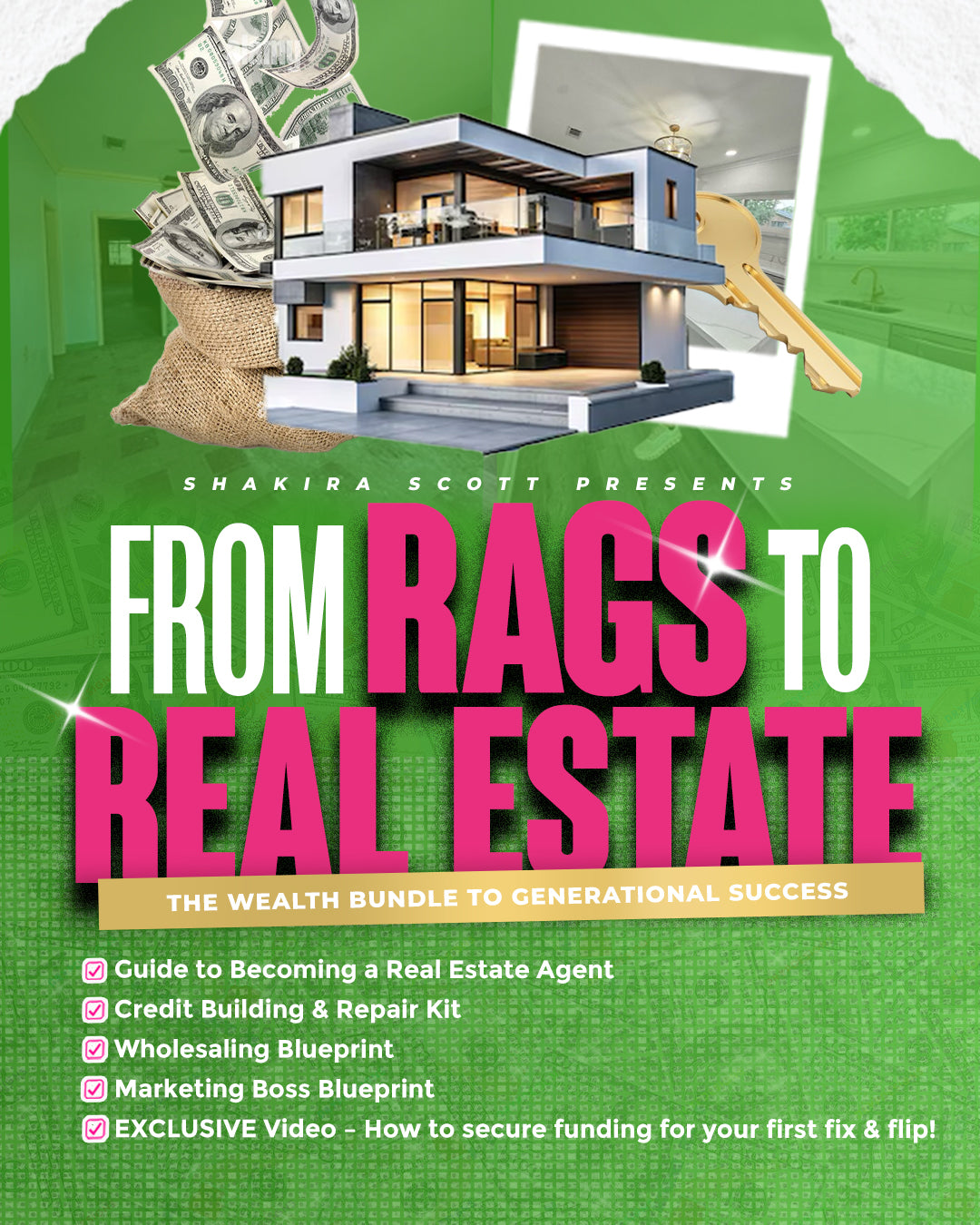 FROM RAGS TO REAL ESTATE– THE BONUS WEALTH CODE TO SUCCESS
