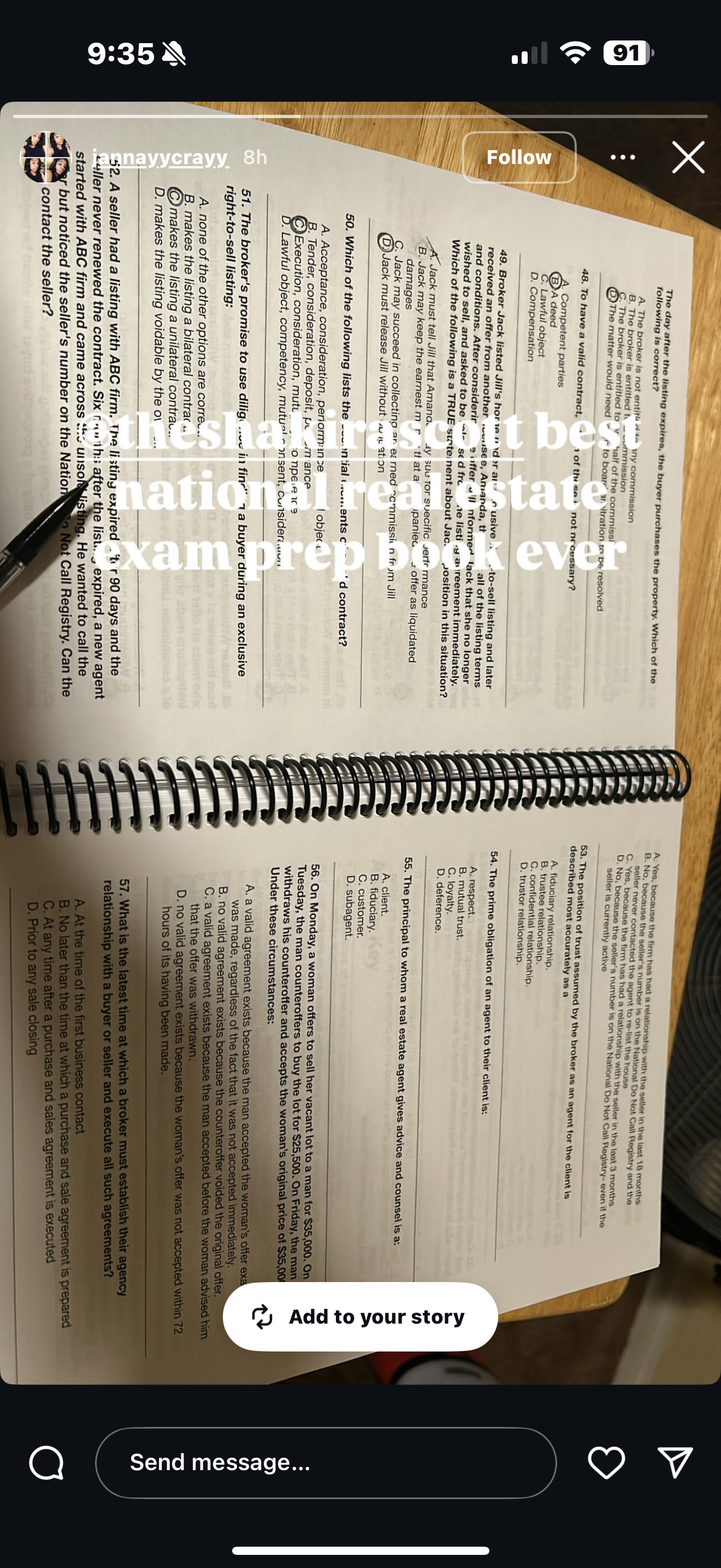 REAL ESTATE EXAM CHEAT SHEET📚 BUY NOW AND PAY LATER WITH SHOP PAY!