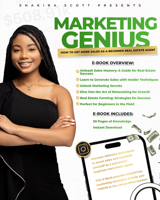 MARKETING GENIUS- How To Get More Sales As a Beginner Real Estate Agent