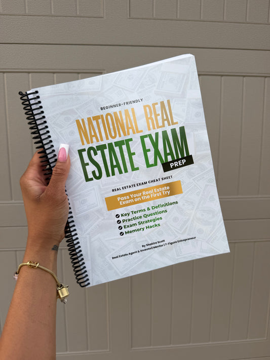 REAL ESTATE EXAM CHEAT SHEET📚 BUY NOW AND PAY LATER WITH SHOP PAY!