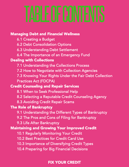 CREDIT BUILDING & REPAIR 101: STEP BY STEP GUIDE TO FINANCIAL FREEDOM