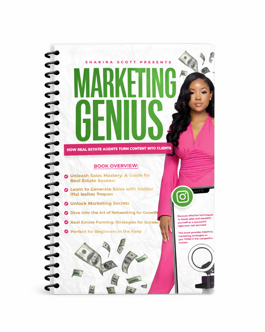 Marketing Genius: The Real Estate Agent’s Blueprint to Turn Content Into Clients (Hard Copy + Instant Access)